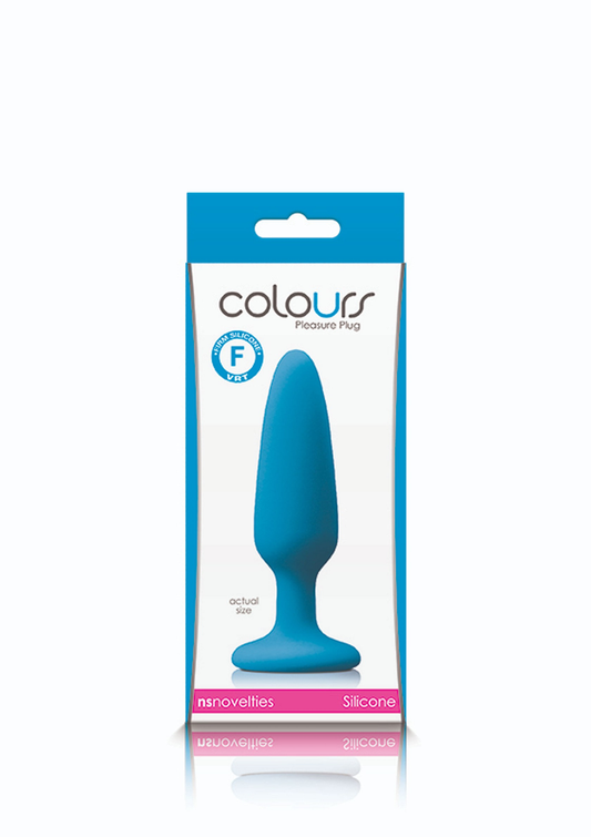 NS Novelties Colors Pleasures Small Plug - Blauw