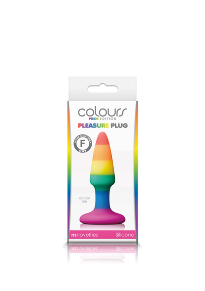 NS Novelties Colours Pride Edition Pleasure Plug Mini MULTICOLOR - 0