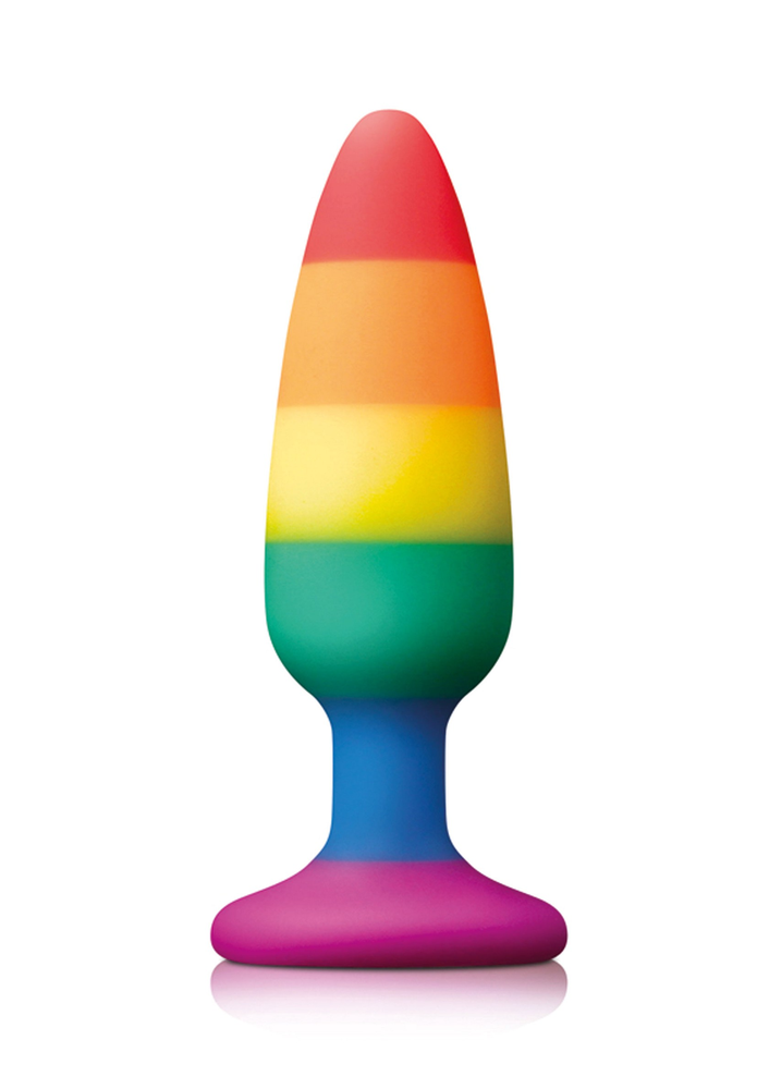 NS Novelties Colours Pride Edition Pleasure Plug Medium MULTICOLOR - 0