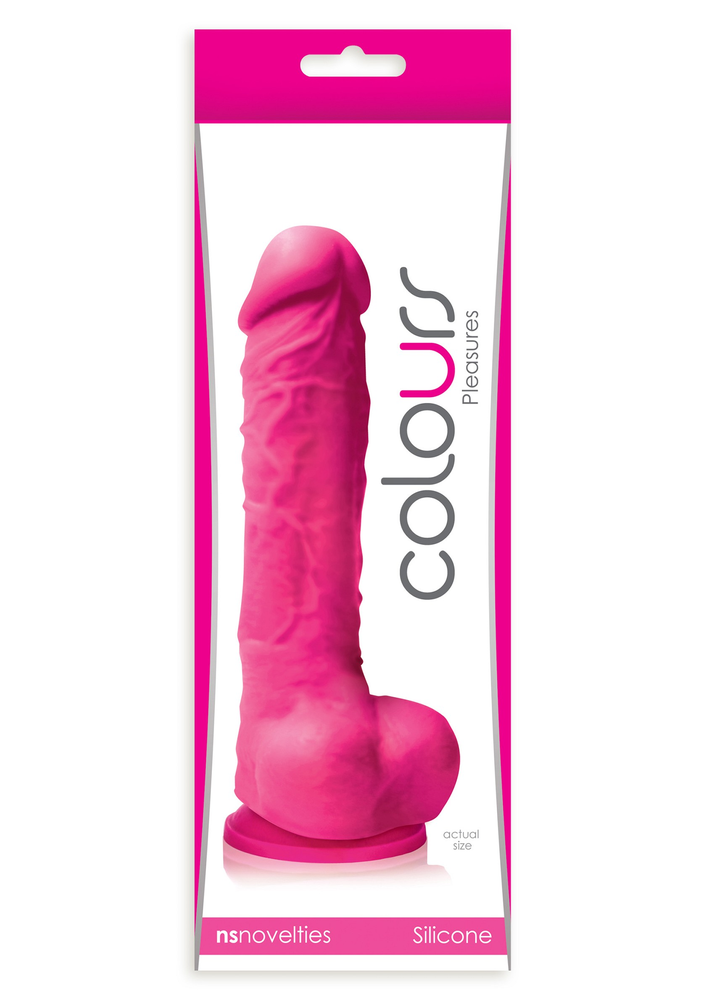 NS Novelties Colours Pleasures 5' Dildo PINK - 0