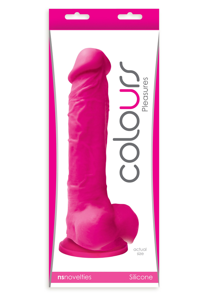 NS Novelties Colours Pleasures 8' Dildo PINK - 1