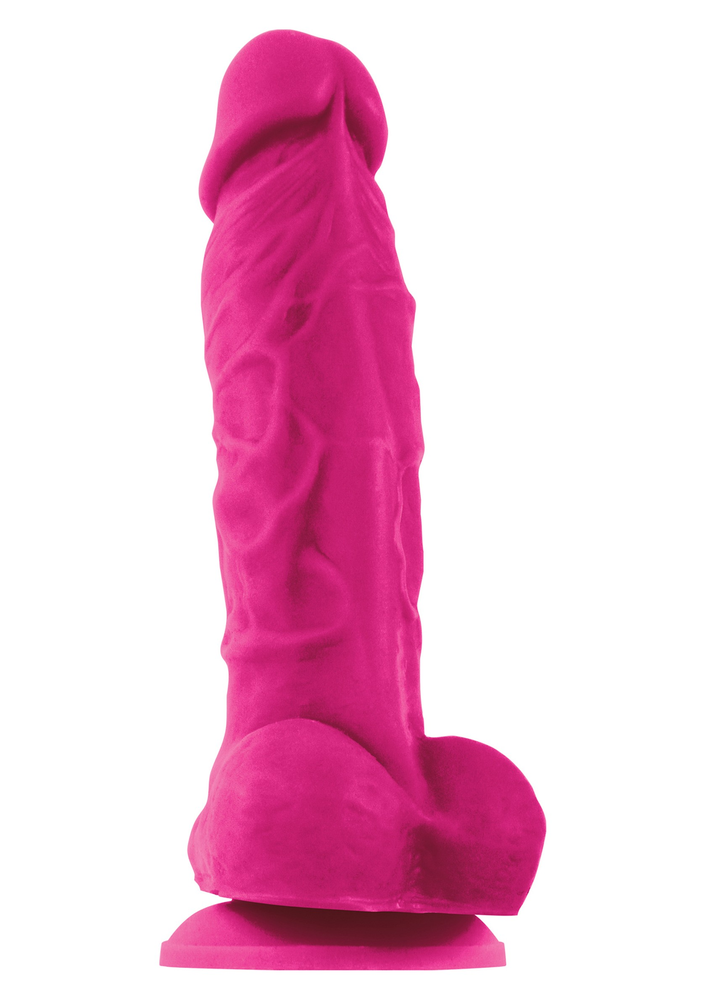 NS Novelties ColourSoft 5' Soft Dildo PINK - 0