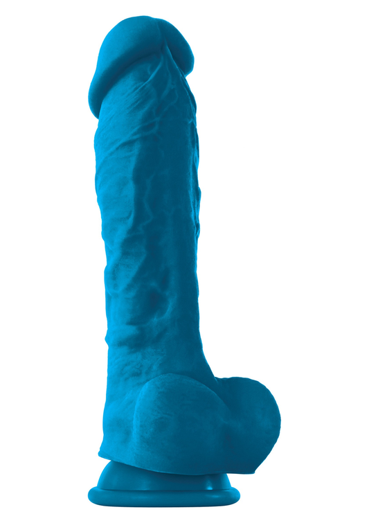 NS Novelties ColourSoft 8' Soft Dildo - Blauw