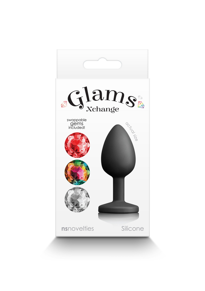 NS Novelties Glams Xchange Round Small BLACK - 0