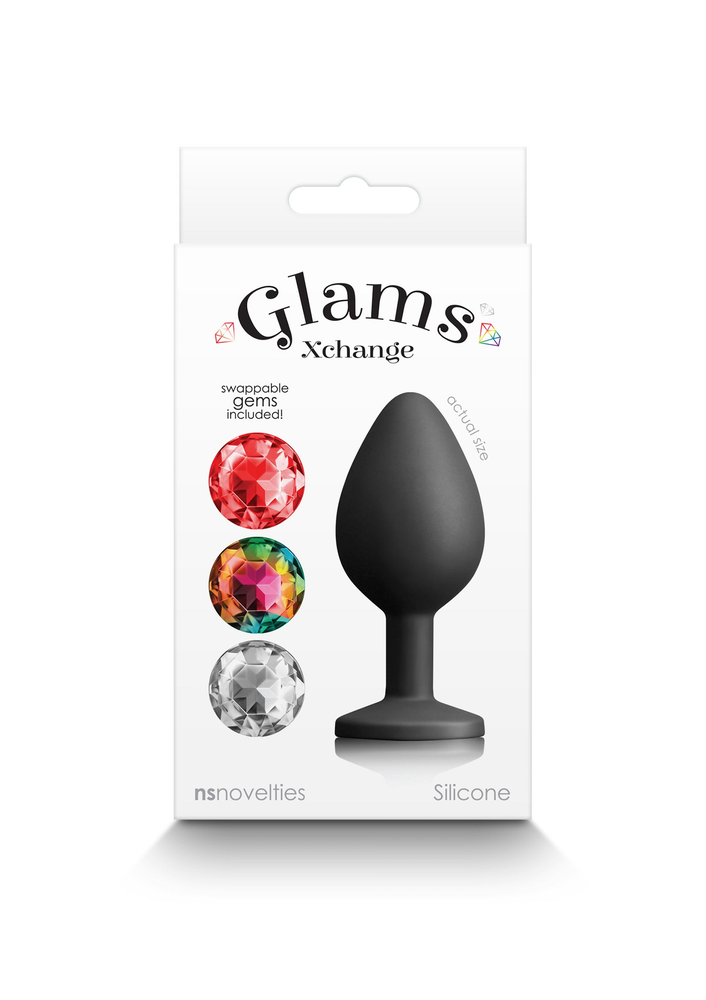 NS Novelties Glams Xchange Round Medium BLACK - 2