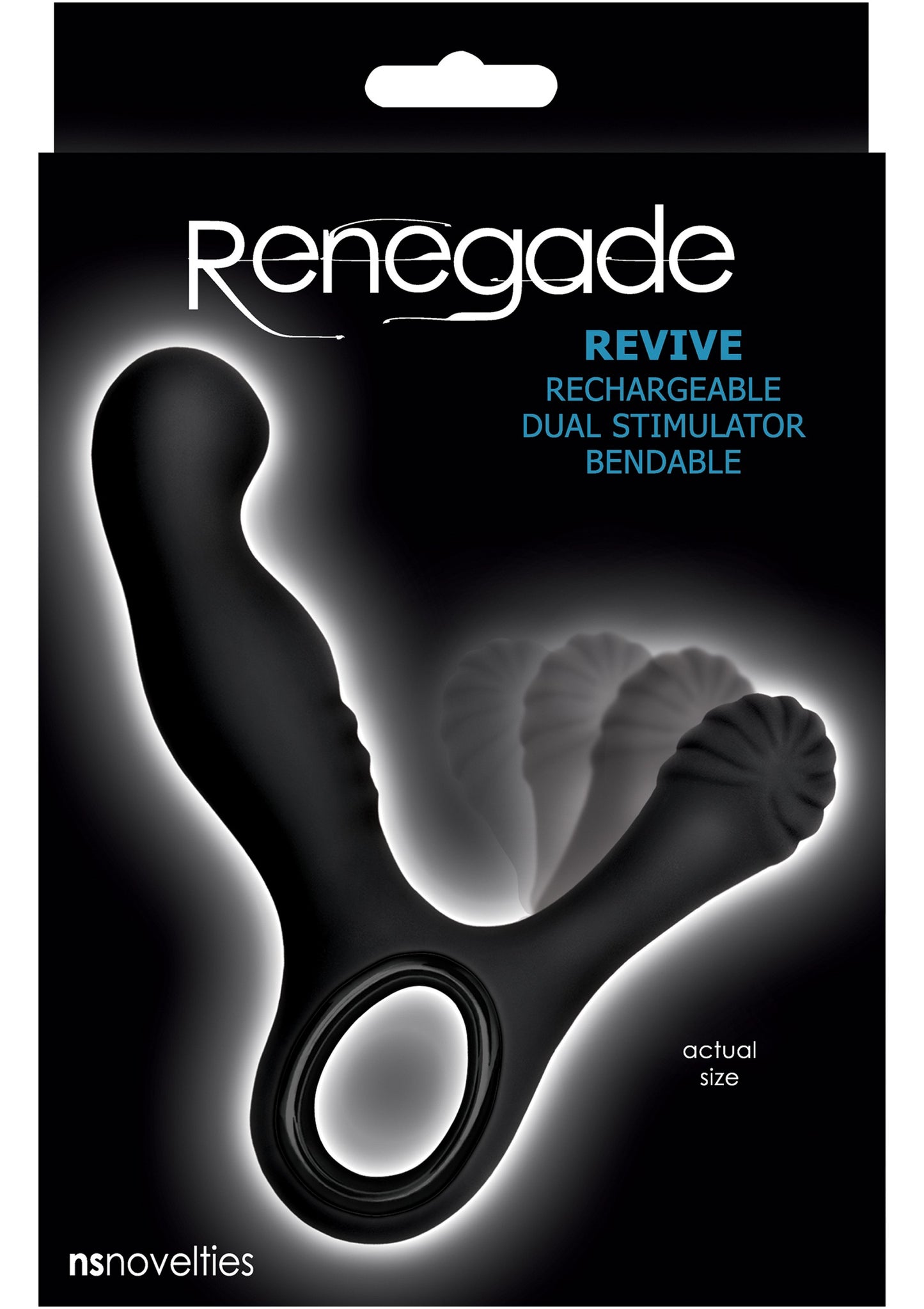 NS Novelties Renegade Revive Prostate Massager BLACK - 1