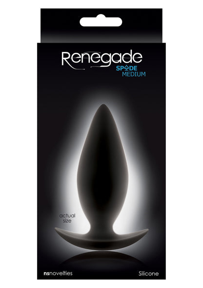 NS Novelties Renegade Spades Medium BLACK - 1