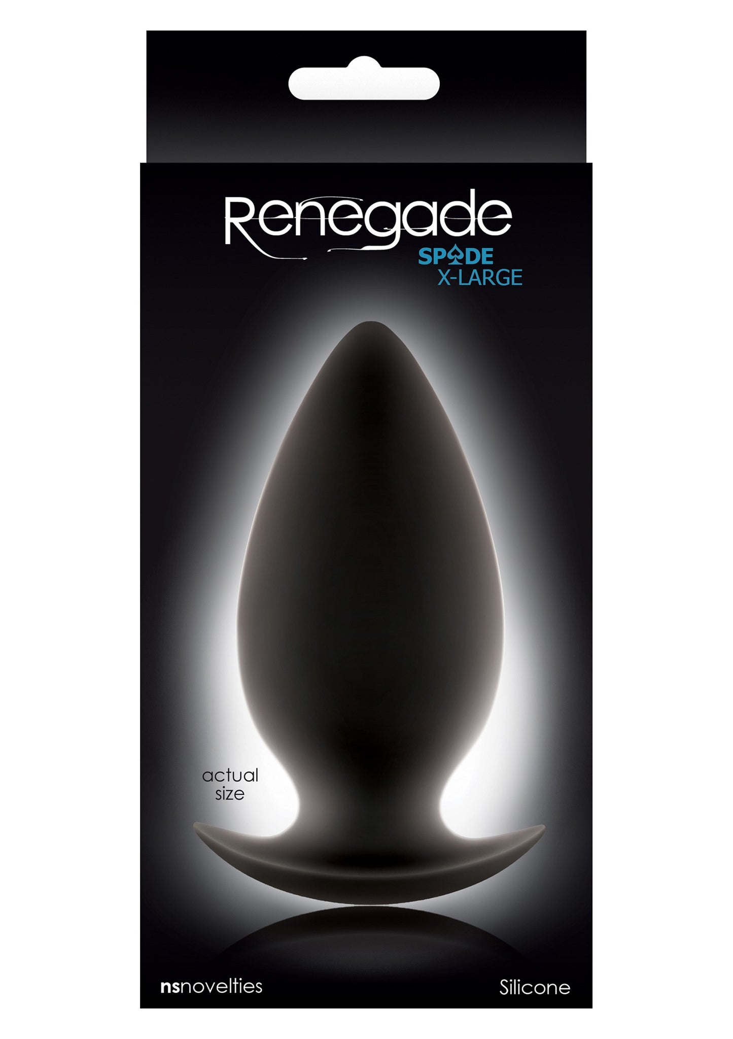 NS Novelties Renegade Spades Extra Large BLACK - 0