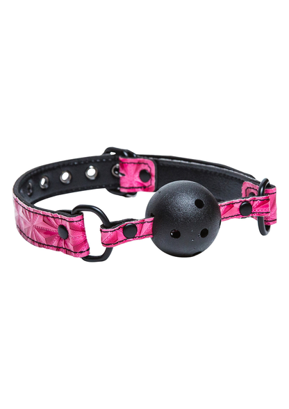 NS Novelties Sinful Ball Gag PINK - 0