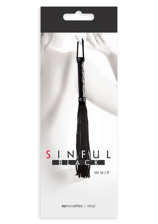 NS Novelties Sinful Whip - Zwart