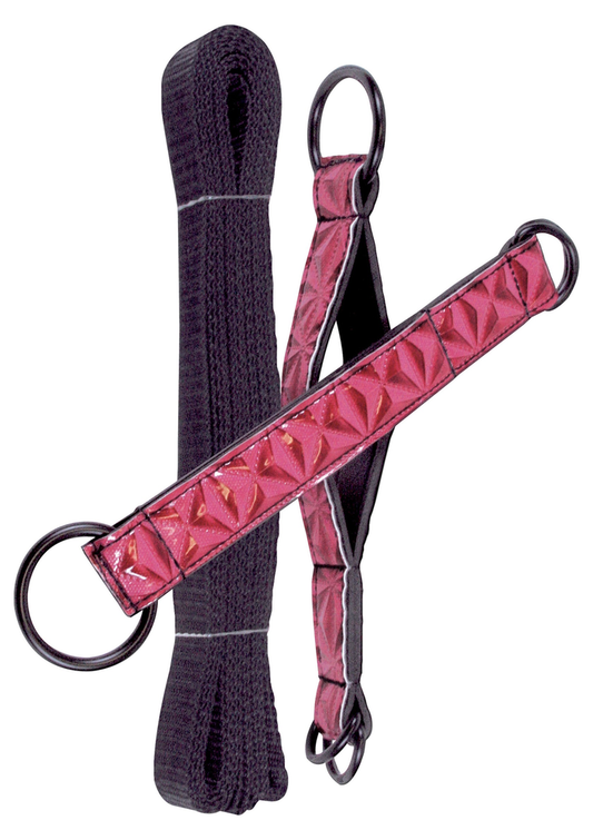 NS Novelties Sinful Bed Restraint Straps - Roze