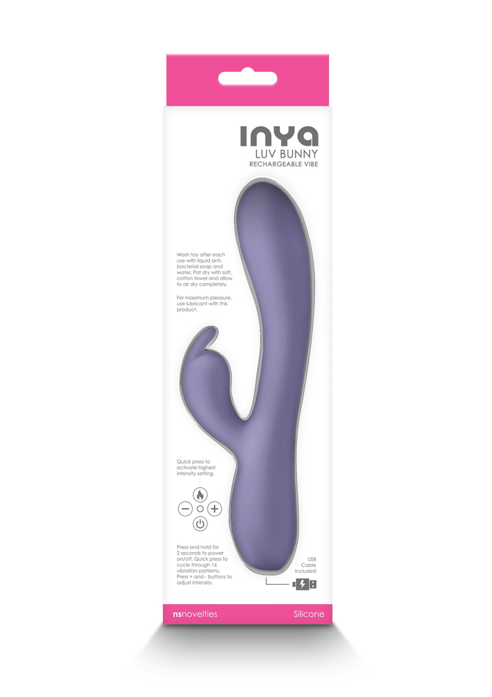 NS Novelties INYA Luv Bunny PURPLE - 1