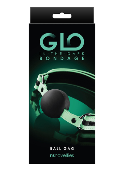 NS Novelties GLO Bondage Ball Gag GLOW - 2