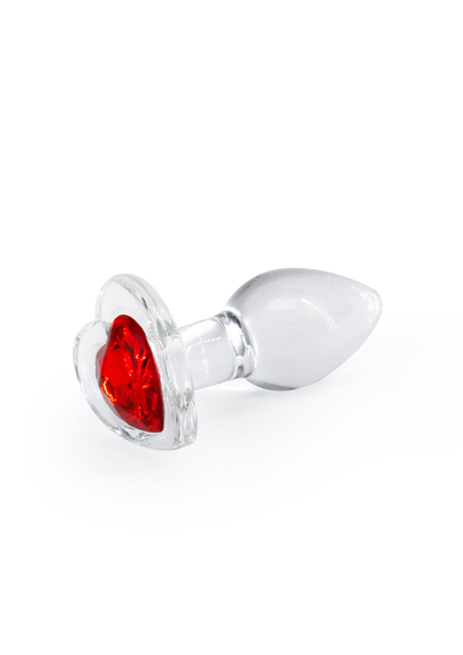 NS Novelties Crystal Desires Red Heart Small RED - 2