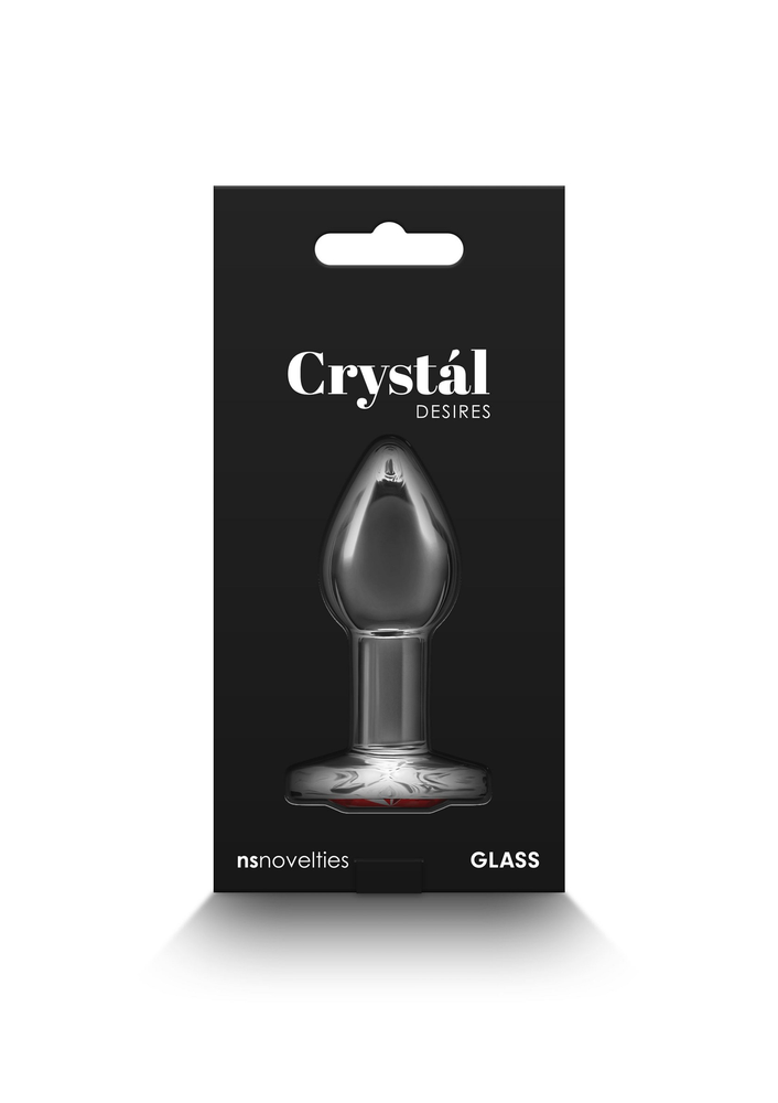 NS Novelties Crystal Desires Red Heart Small RED - 0