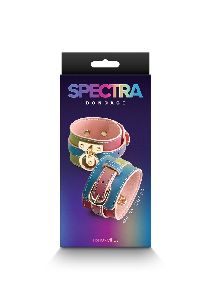 NS Novelties Spectra Bondage Wrist cuff RAINBOW - 0