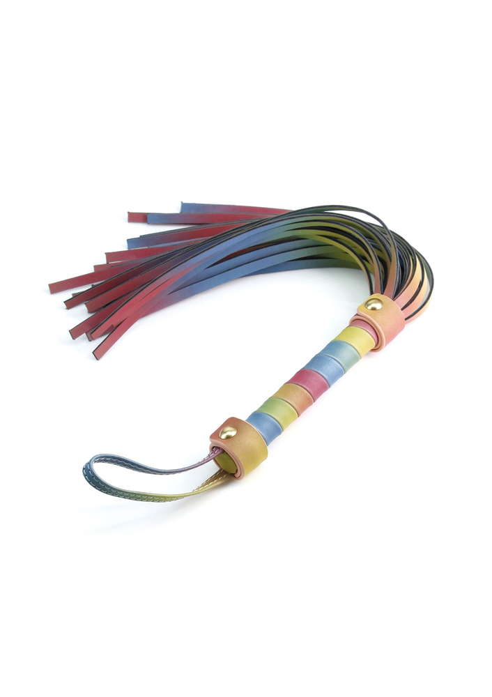 NS Novelties Spectra Bondage Flogger RAINBOW - 0