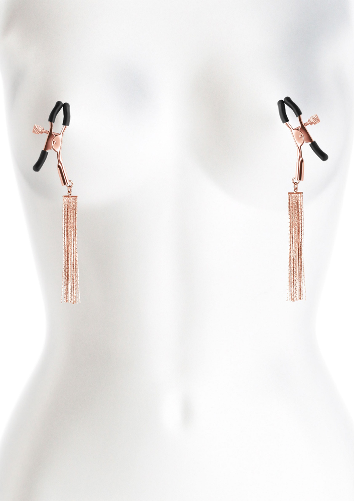 NS Novelties Bound Nipple Clamps D2 ROSEGOLD - 2