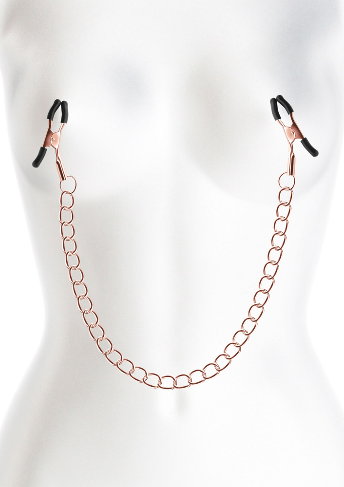 NS Novelties Bound Nipple Clamps DC2 ROSEGOLD - 0