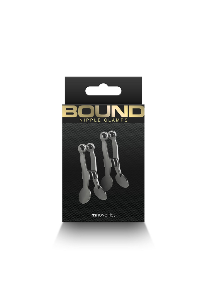 NS Novelties Bound Nipple Clamps C1 BLACK - 1