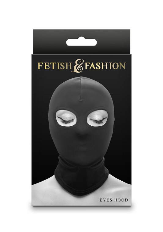 NS Novelties Fetish & Fashion Eyes Hood - Zwart