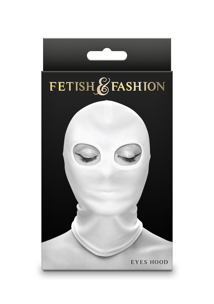 NS Novelties Fetish & Fashion Eyes Hood WHITE - 0