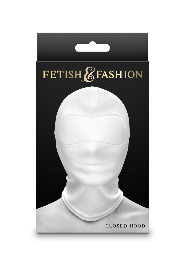 NS Novelties Fetish & Fashion Closed Hood WHITE - 1