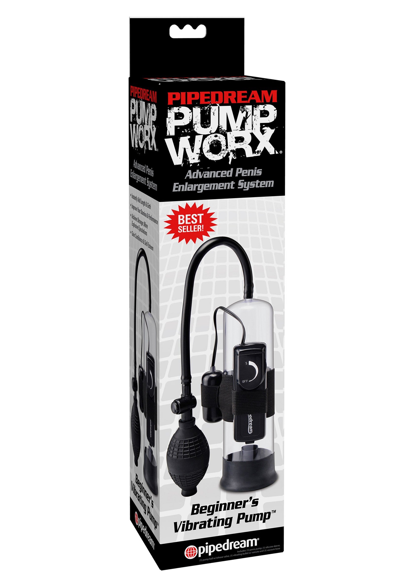 Pipedream Pump Worx PW Beginners Vibrating Pump BLACK - 1