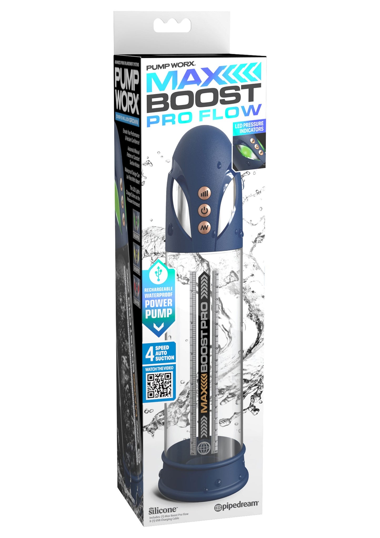 Pipedream Pump Worx Max Boost Pro Flow BLUE - 1022