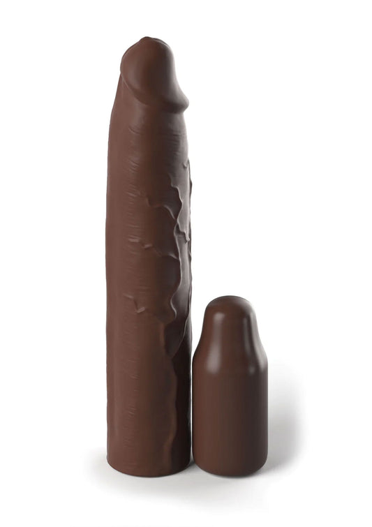 Pipedream Fantasy X-Tensions - Elite 3' Silicone Mega X-tension - Brown - Bruine huidskleur