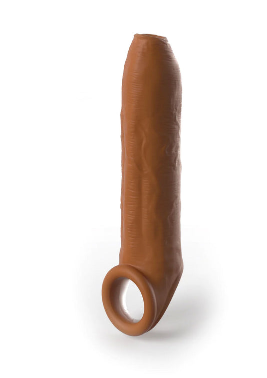 Pipedream Fantasy X-Tensions - Elite Uncut Enhancer with Strap - Tan