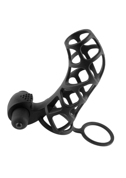 Pipedream Fantasy X-tensions FX Extreme Silicone Power Cage BLACK - 3
