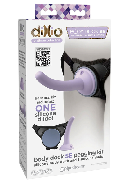 Pipedream Dillio Platinum Body Dock SE Pegging Kit 5' PURPLE - 0