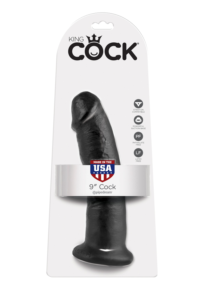 Pipedream King Cock 9' BLACK - 1