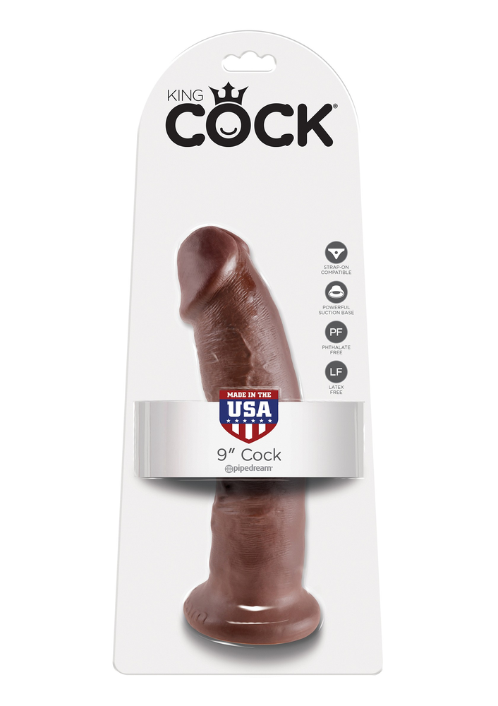 Pipedream King Cock 9' BROWN - 0