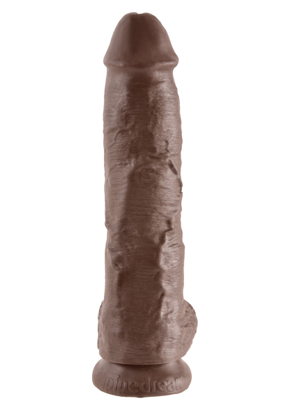 Pipedream King Cock 10' With Balls BROWN - 0