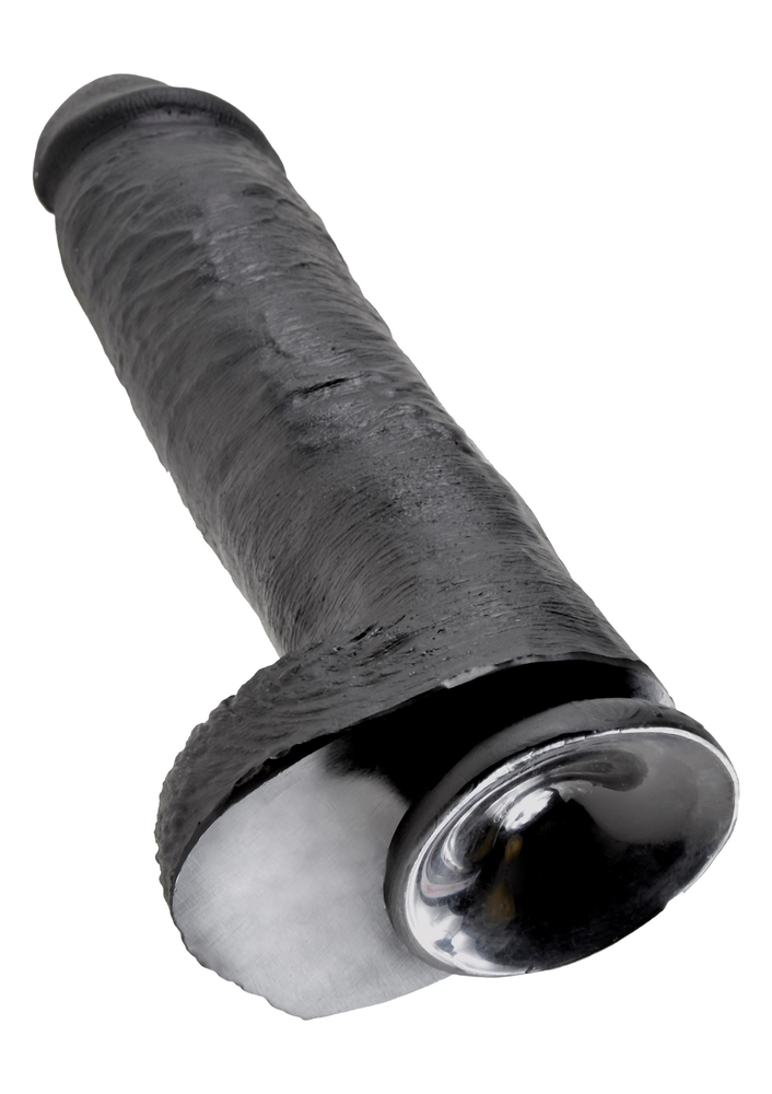 Pipedream King Cock 11' With Balls BLACK - 2