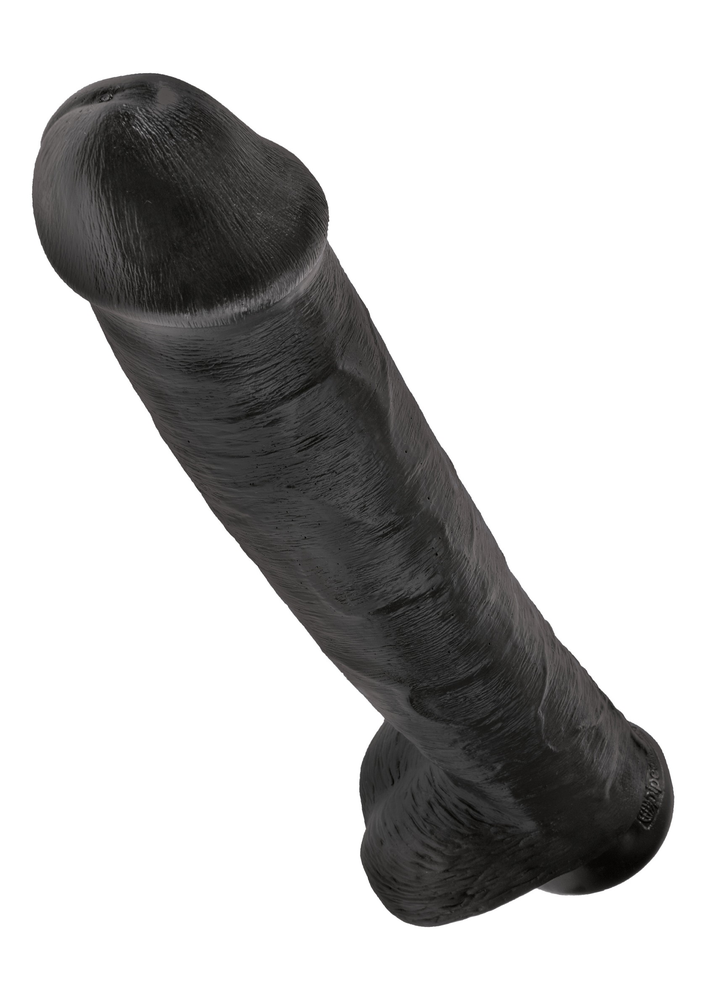 Pipedream King Cock 15' With Balls BLACK - 4