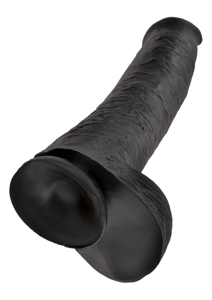 Pipedream King Cock 15' With Balls BLACK - 0