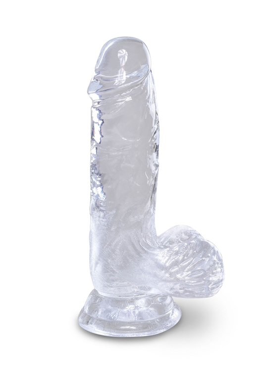 Pipedream King Cock Clear - 5' Cock with Balls