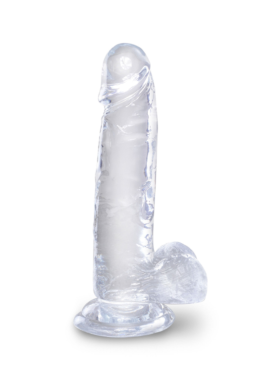 Pipedream King Cock Clear - 7' with Balls