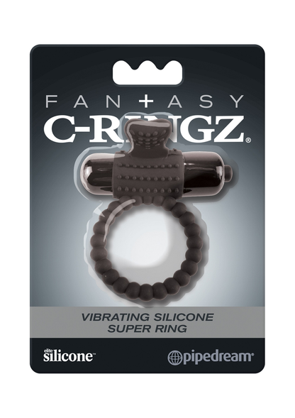 Pipedream Fantasy C-Ringz Fantasy C Ring Vibrating Super Ring BLACK - 2