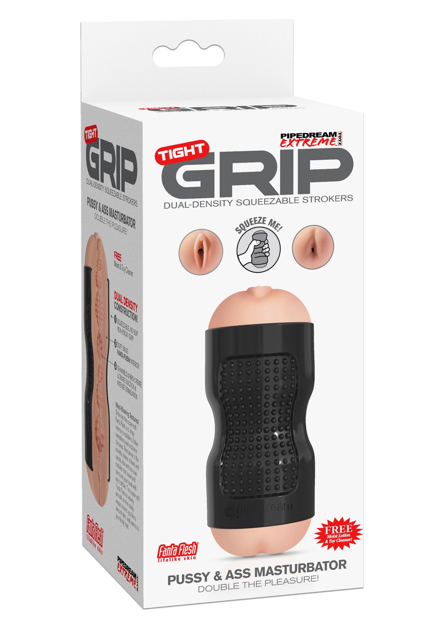 Pipedream PDX Extreme Tight Grip Pussy/Ass BLACK - 1