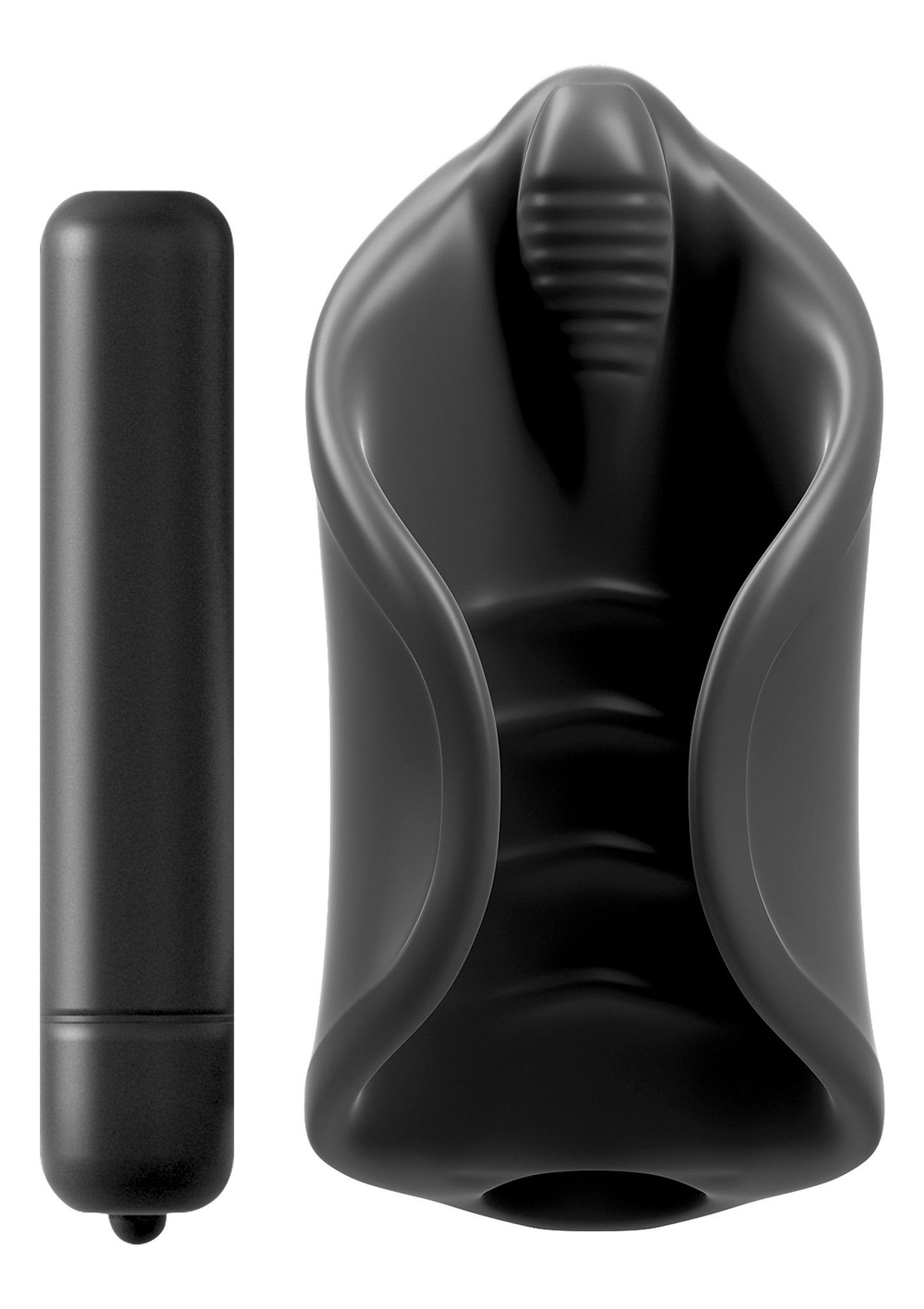 Pipedream PDX Elite Elite Vibrating Silicone Stimulator BLACK - 0