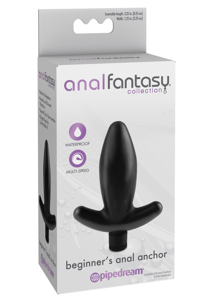 Pipedream Anal Fantasy Beginners Anal Anchor BLACK - 1