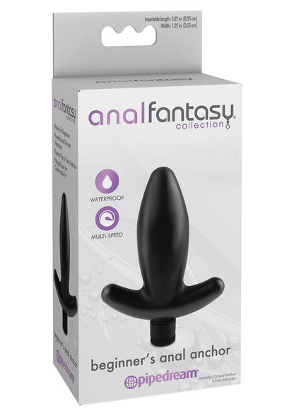 Pipedream Anal Fantasy Beginners Anal Anchor BLACK - 1