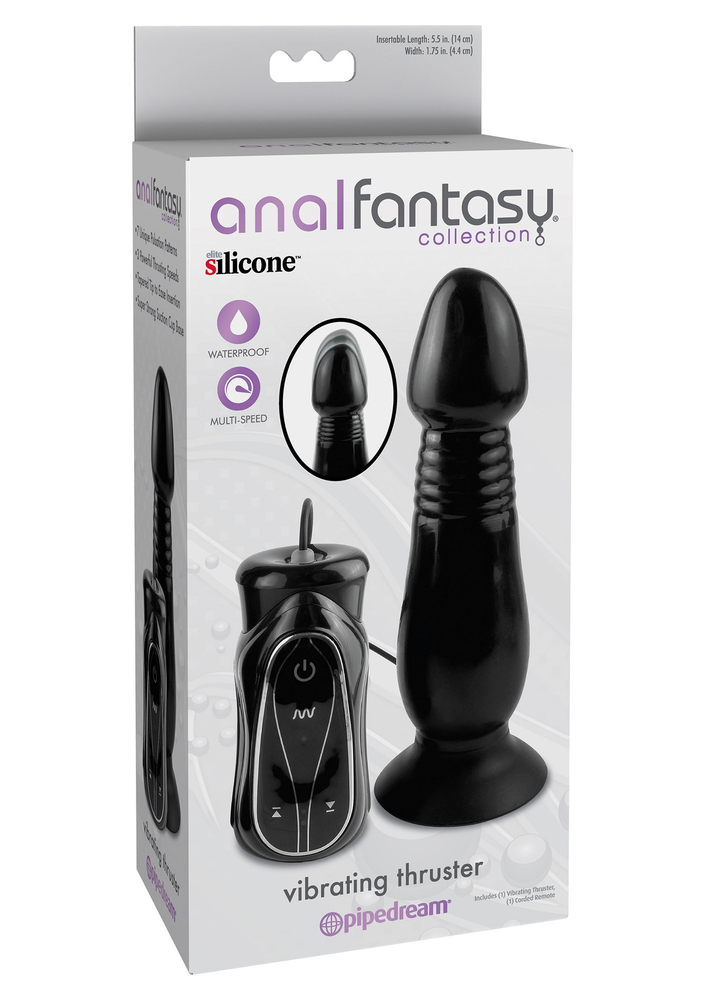 Pipedream Anal Fantasy Vibrating Thruster BLACK - 0