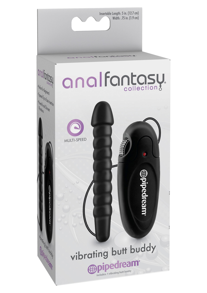 Pipedream Anal Fantasy Vibrating Butt Buddy BLACK - 0