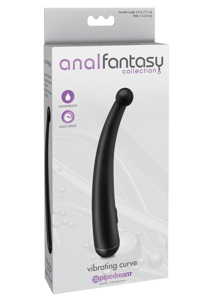 Pipedream Anal Fantasy Vibrating Curve BLACK - 1