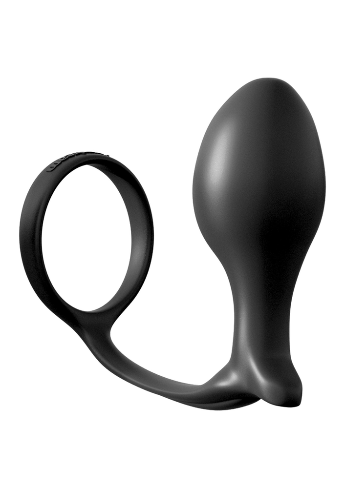 Pipedream Anal Fantasy Cockring Advanced Plug BLACK - 3